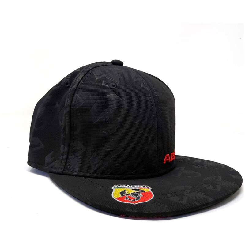 Cappellino Abarth Visiera Piatta - Colore: NERO