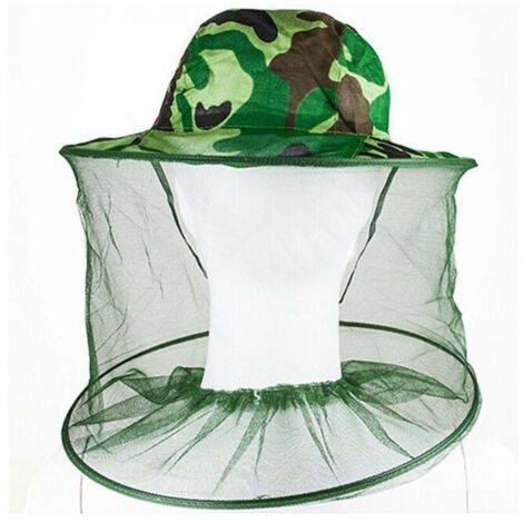 Cappello antizanzare per apicoltore, cappello anti-api, cappello anti-insetti, cappello anti-mosche, protezione a rete