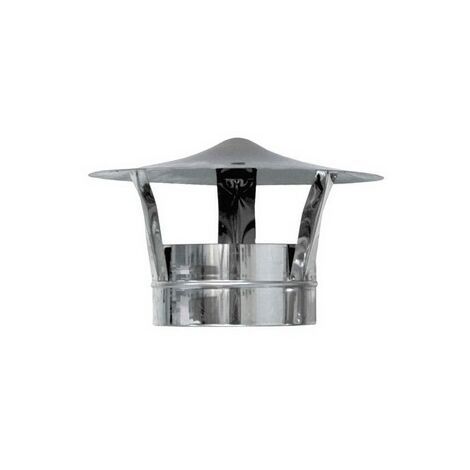 CAPPELLO CINESE CON BASE TONDA ZINCATO Diam. 140 DK