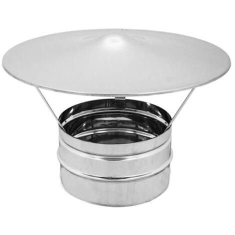 Cappello cinese monoparete acciaio inox aisi 304 ø80 EUROPROFIL