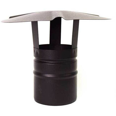 Cappello cinese serie pellet 1,2 mm in acciaio al carbonio verniciato nero : Diametro - Ø80