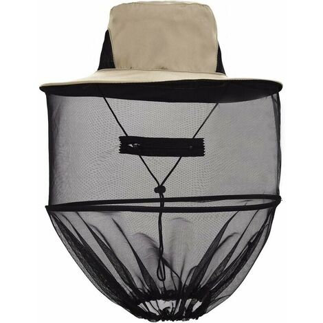 ABCRITAL Cappello da Apicoltore Cappelli da Apicoltura con Velo a Rete Contro Ape Cappello con Retina Contro Zanzare Insetti Cappello da Sole per Apicoltura Pesca Giardinaggio