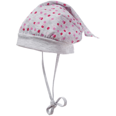 Cappello da bambola con sciarpa legata
