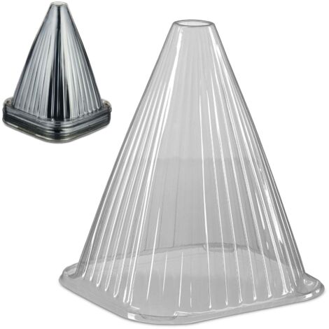 Cappello da pianta grigio, confezione da 10