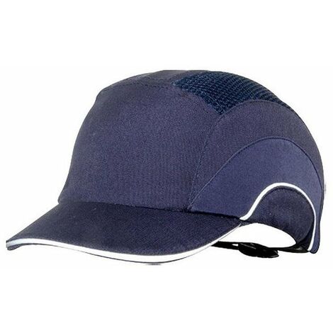 Cappello di sicurezza Hardcap A1+ visiera standard - 7cm Blu navy