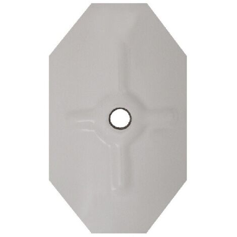 Cappelloto Ottagonale In Acciaio Preverniciato Rg-Rainbow - mm.75x45 acciaio rosso siena RAL 3009 - 400 pz