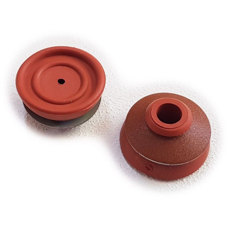 Aflex - Cappellotto tondo rc rosso coppo con guarnizione per lamiera - 10pz