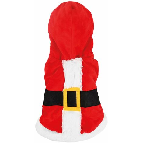 Cappottino da Babbo Natale per cani : lunghezza 45 cm - rosso