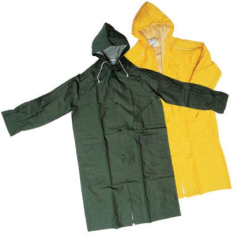 cappotto impermeabile anipioggia antivento antistrappo tg XXL giallo