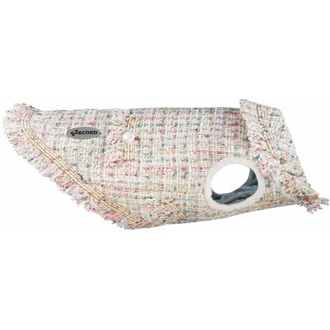 Cappotto in tweed con interno in pile e dettagli in perla Mademoiselle per cani: XS lunghezza 30 cm