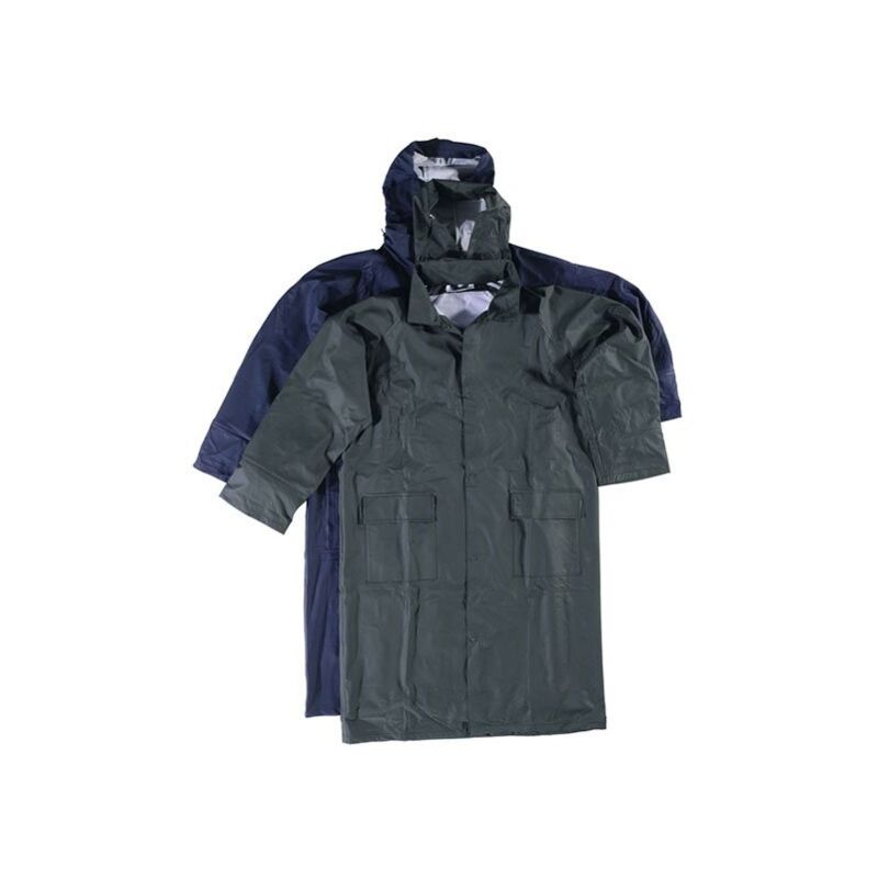 Cappotto Pu/pvc Blu Xl
