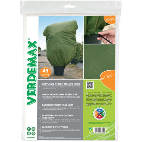 CAPPUCCIO ANTIGELO IN TNT 45G/M2 1,8X2,0 M VERDE- 1,0 pz