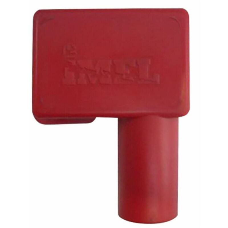 Cappuccio coprimorsetto sx positivo in pvc rosso