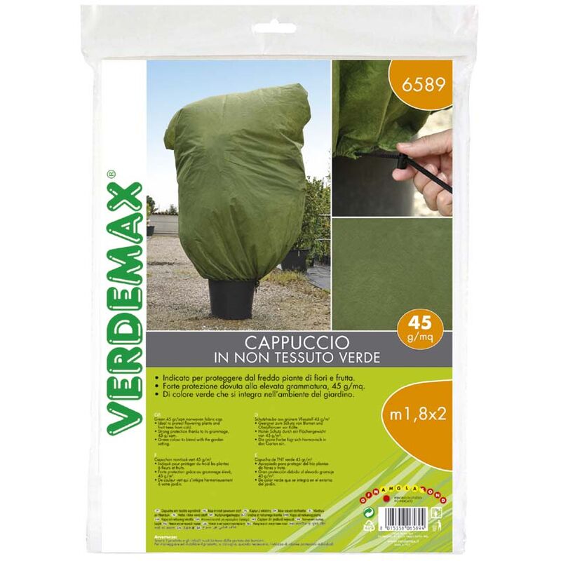 Verdemax - capot de protection tnt 1,8X2MT vert