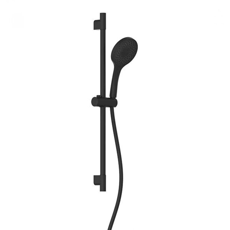 Schütte Capri Stangenbrause-set, Schwarz Matt