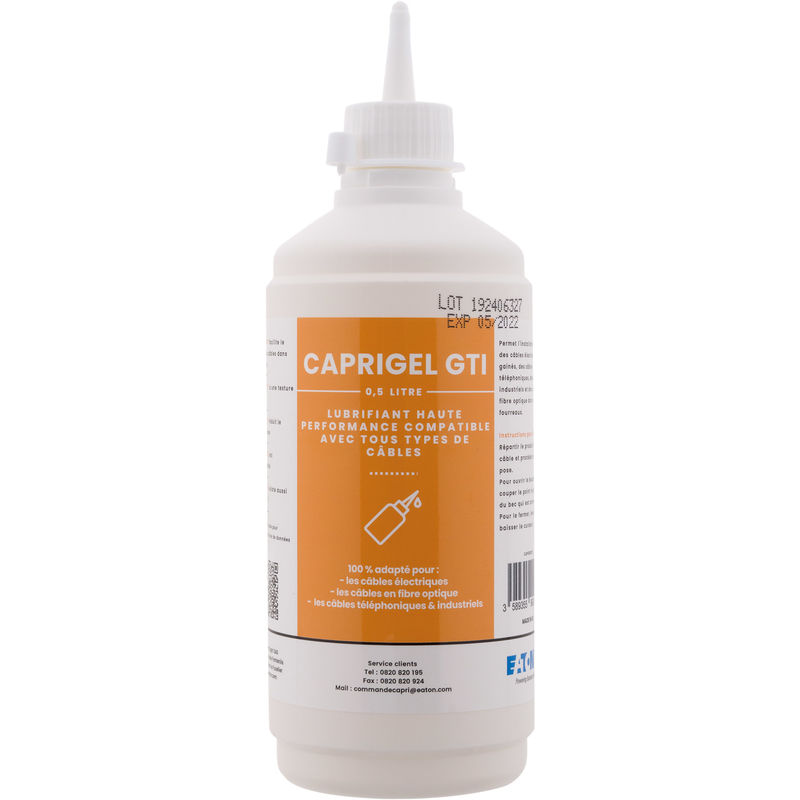 Caprigel - Lubrifiant pour gaine électrique 50cl - Blanc