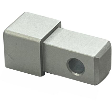 Capsula Profilo Rivestimento Prosquare Alluminio Satinato – 10 mm