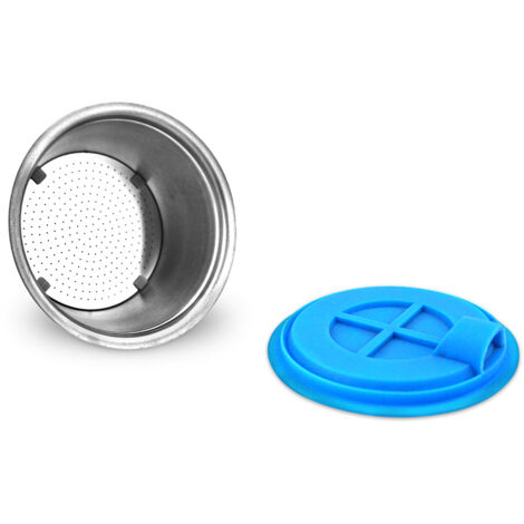 Cápsula reutilizable, compatible con Dolce Gusto, fabricada en acero inoxidable 304, para filtrar y preparar café en casa.