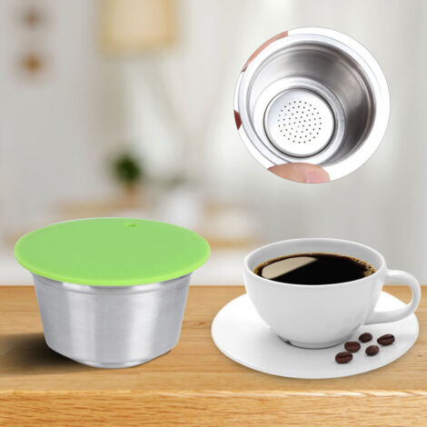 Capsule à café réutilisable en acier inoxydable pour machine Dolce Gusto