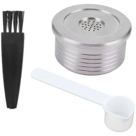 Capsule de café réutilisable avec pinceau à cuillère ajusté pour la machine de fabricant delta Q NDIQ7323