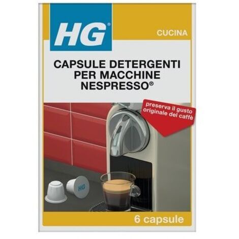 CAPSULE DETERGENTE MACCHINA NESPRESSO HG