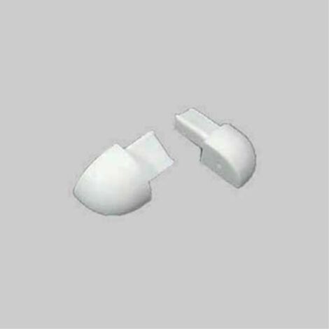 Capsule per profilo 'jolly' h. 10 mm - bianco