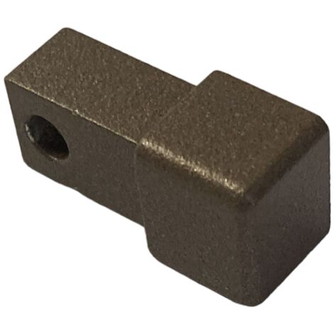 Capsule per raccordi triass projolly square h=10 mm alluminio stone bronze