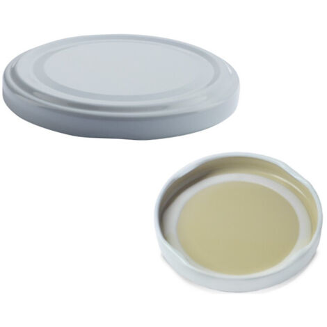 Capsule per Vasi con Flip Rosso-Oro 100 Pezzi Diametro 53mm
