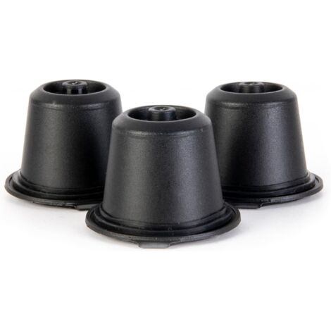 Capsule Réutilisable - Lot de 3 - Polypropylène - Filtre Acier Inoxydable - Compatible Nespresso - Café Moulu et Thé