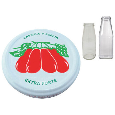 Capsules à torsion décoratives Ø53 mm – Pack de 100 pièces – Pour passata de tomate