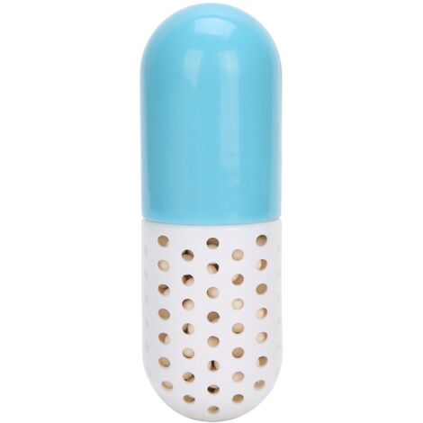 Capsules Déshumidifiantes et Désodorisantes pour Chaussures, Armoire et Voiture (Bleu et Blanc)