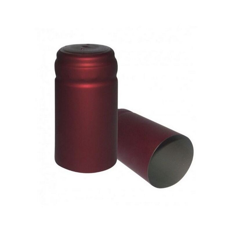 Kasart - Capsules thermore'tractables 33 x 55 mm coloris bordeaux 100 pcs protection des bouchons contre moisissures et vers a' bois bouteille de vin