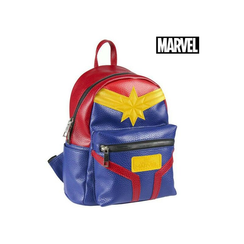 

Mochila Casual 72855 Azul Rojo Amarillo - Captain Marvel