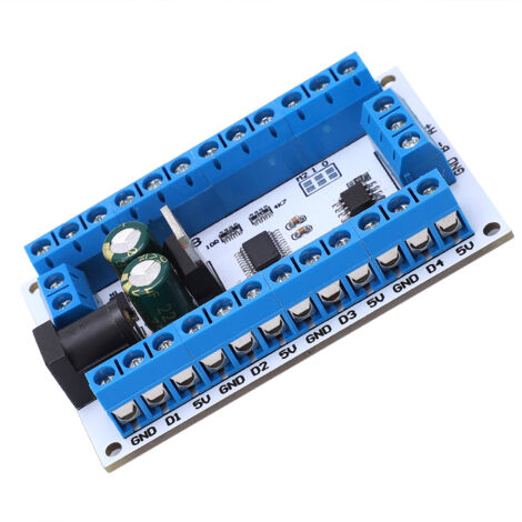 Capteur 8 Canaux R4DCB08 Carte RS485 pour Enregistreur Sans Papier PLC 6‑24V