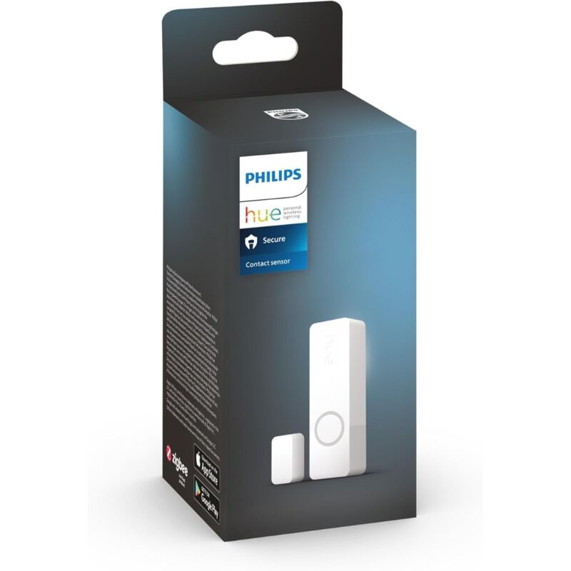 Secure capteur de contact pour porte ou fenêtre, installation facile, contrôle depuis l'application Hue, Blanc - Philips Hue