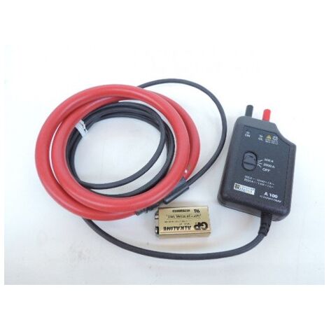 Capteur de courant flexible 0.2 / 2kA monocalibre L800mm pour multimètre, wattmètre, enregistreur AMPFLEX A100 P01120505