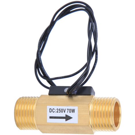 Capteur de Débit d'Eau avec Interface 1/2 Pouce - Débitmètre Électromagnétique Industriel