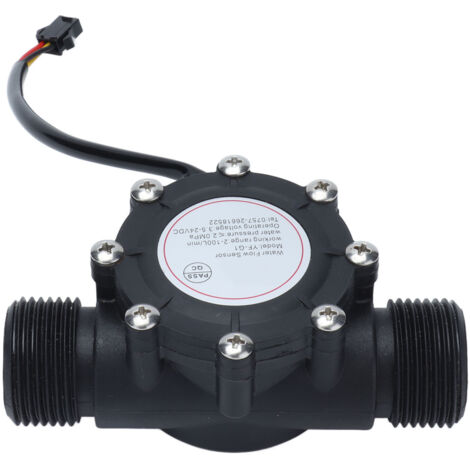 Capteur de Débit d'Eau DN25 1,3 Pouce Nylon pour Piscine et Systèmes Hydrauliques