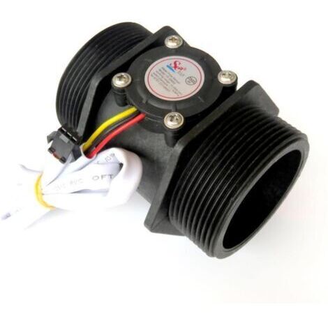 Capteur de Débit D'eau, YF-DN50 DC5-24V Compteur de Débit G1.5in Débitmètre à Turbine à Effet Hall pour Distributeurs Automatiques D'eau, Machines à Cartes