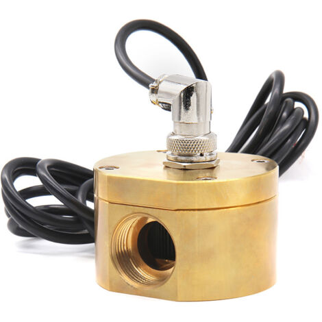 Capteur de débit électronique en laiton de haute précision, accessoire de surveillance de débit pour systèmes hydrauliques/pneumatiques, débitmètre à engrenage ovale en laiton à six points OFZAT-06T.