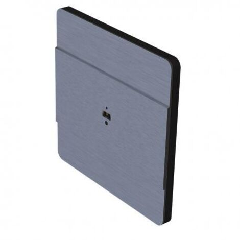 Capteur de distance laser DRL-60-12 couleur aluminium pour boîtier ø60, pour le contrôle de l'éclairage dans les escaliers et les couloirs, DRL-60-12