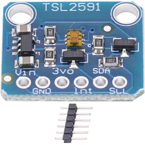 Capteur de Lumière Numérique Haute Dynamique TSL2591 avec Diodes Infrarouge et Spectre Complet, Interface I2C, 3.3‑5V