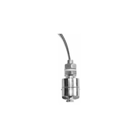 Capteur de niveau à flotteur RS PRO, Fileté, sortie NO, en Acier inoxydable, câble 350mm ( Prix pour 1 )