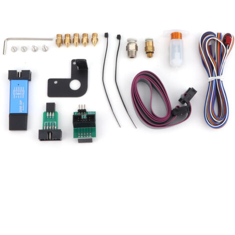 Capteur de Niveau Automatique Kit avec Plateau Chauffant, Tube PTFE et Buse Laiton pour Imprimante 3D
