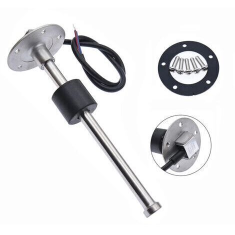 Capteur de niveau de carburant et d'eau en acier inoxydable 316 – Longueur 450 mm – Résistance à la corrosion – Anti-vibration et anti-explosion