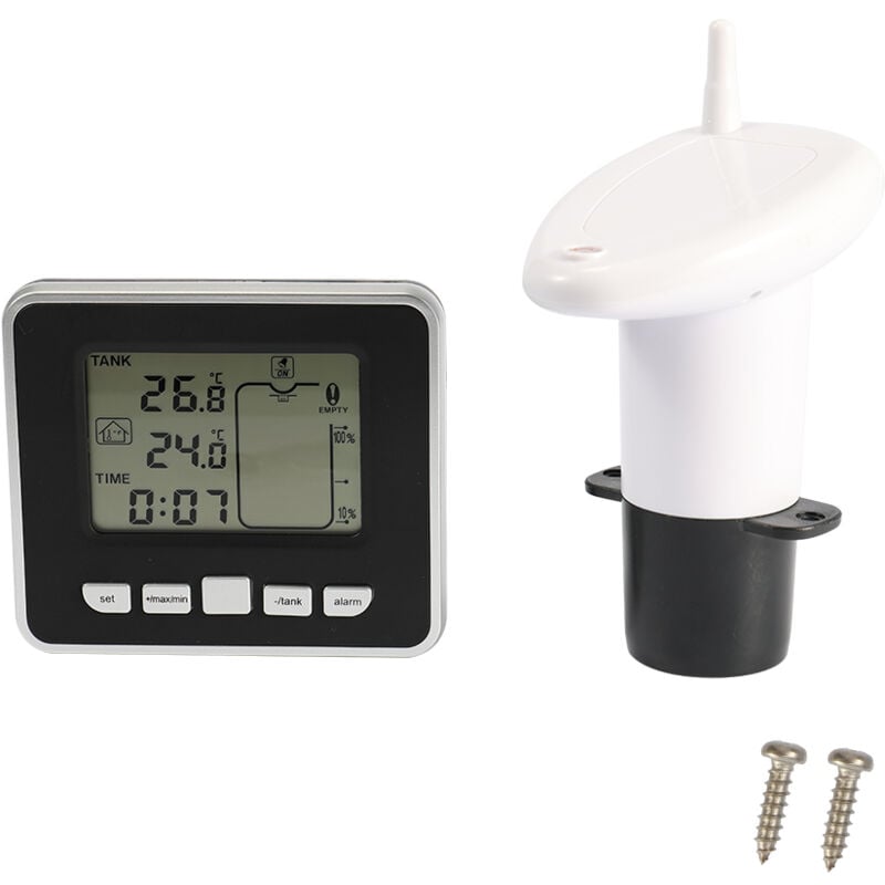 Capteur de niveau de liquide à ultrasons pour réservoir d'eau avec écran LCD