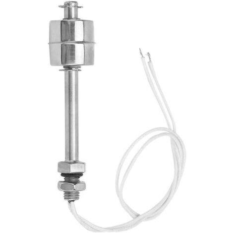 Capteur de niveau de liquide, interrupteur à flotteur en acier inoxydable, capteur de niveau d'eau, 220 V, pour piscine, 100 mm