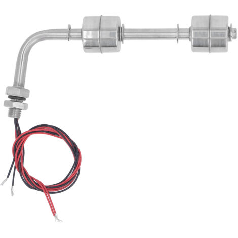 Capteur de Niveau d'Eau en Acier Inoxydable, Interrupteur à Flotteur pour Piscine, Aquarium, Bassin, Pompe AC/DC 0-110V, Longueur 150mm