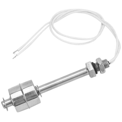Capteur de Niveau Flotteur Inox 100mm pour Réservoir, Piscine, 0-220V