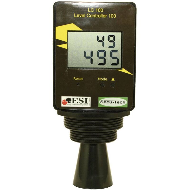 Capteur de niveau lc 101 / ST001002 n/a (Distance de la surface du liquide 20 - 250 cm) max. 9999 litres